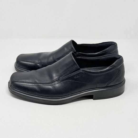 Ecco Helsinki Loafers Mens 13 - 13.5 EU 47 Black Leather Casual Slip On Shoes main image 11
